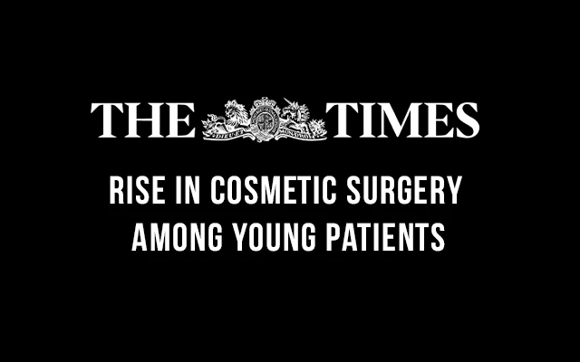 The Times: Rise in Cosmetic Surgery Among Young Patients