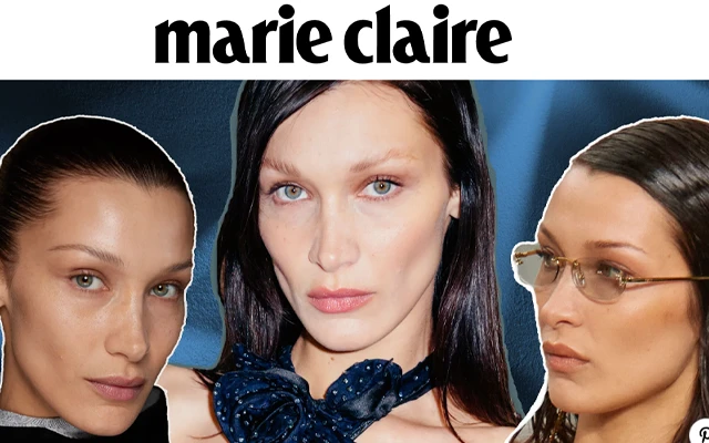 Marie Claire: Jawline Contouring Beauty Trend