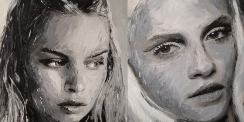 Portrait paintings by Dr De Silva